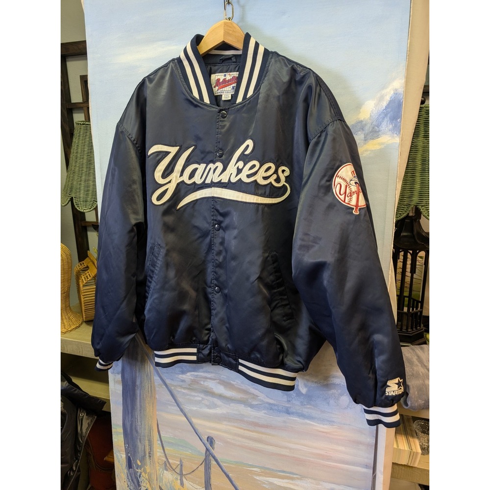 Vintage Yankees Heavy Dugout Jacket XXL By Starter